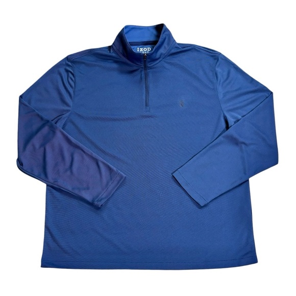 Izod Golf Men’s 1/4 Zip Pullover Long Sleeve Top, size Large - Picture 4 of 10